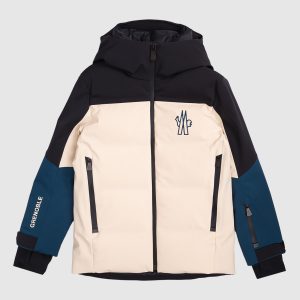 Children's beige down ski jacket New Montmiral Moncler Grenoble ENFANT