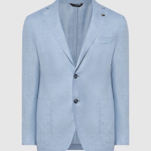Blue blazer made of cashmere and silk COLOMBO