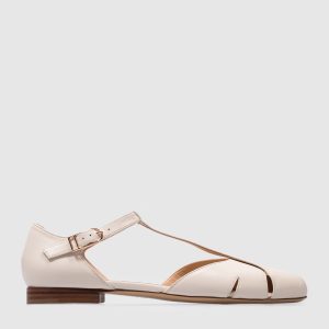 Harlow beige leather ballet flats Gabriela Hearst