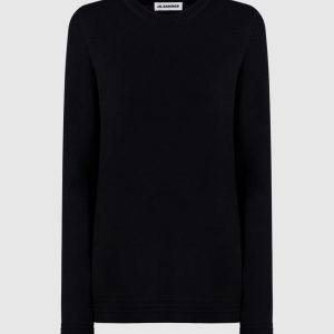 Black ribbed jumper Jil Sander