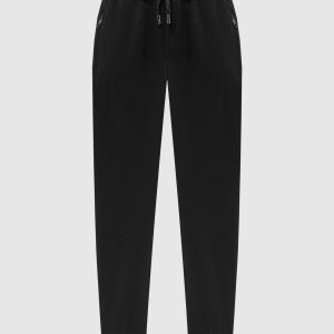 Black joggers with metallic logo Dolce&Gabbana
