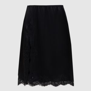 Black skirt with silk Dolce&Gabbana