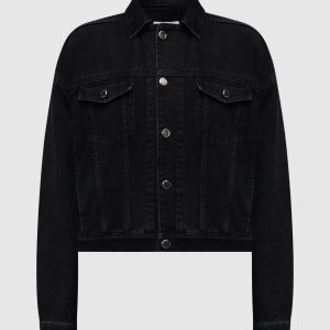 Black denim jacket DAVE Lou Lou Studio