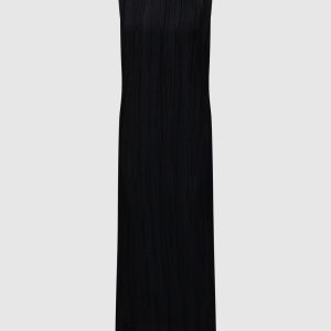 Black MINGA dress with silk Lou Lou Studio