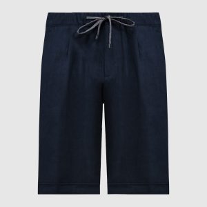 Blue linen shorts Cashmere&Whiskey