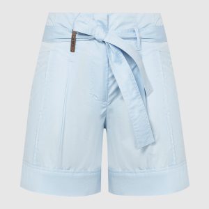 High rise blue shorts Peserico