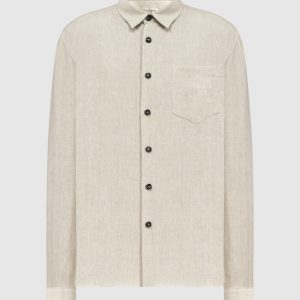Beige linen shirt Cashmere&Whiskey