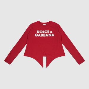 Children's charming longsleeve with logo print Dolce&Gabbana