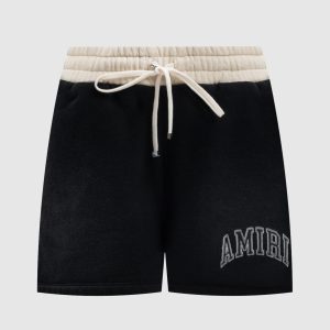 Black shorts with a vintage effect AMIRI