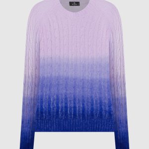 Purple gradient wool jumper Etro