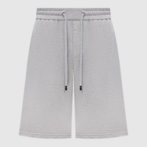 Grey shorts with logo Peserico