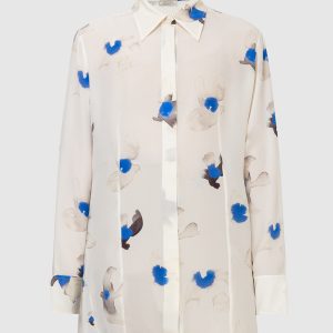 Printed silk blouse NINA RICCI