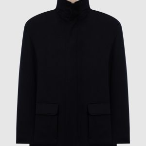 Blue cashmere jacket Cashmere&Whiskey