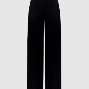 Black pants with shiny texture Balmain
