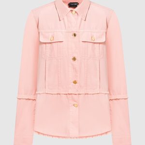 Pink denim shirt Tom Ford