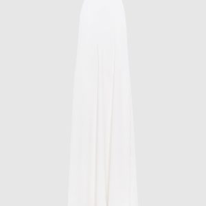 DULUTH white midi dress with open back Sofie D`Hoore