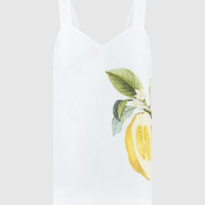 Ultra white top with print Max Mara Sportmax