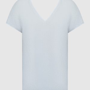 Blue linen top Peserico