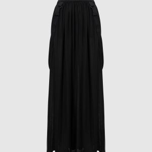 JEDY black silk skirt Max Mara