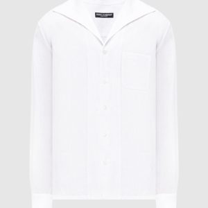 White linen shirt Dolce&Gabbana