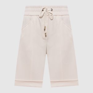 Beige shorts with lapels Peserico