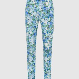 Silk trousers in floral print Magda Butrym