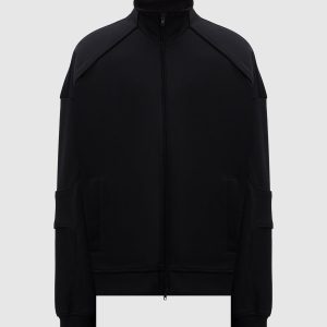 Black sports jacket PUNTO TRACK with logo Juun.j