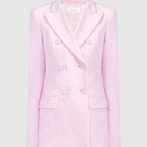 Frizzo double-breasted pink jacket Max Mara Sportmax
