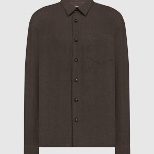 Brown linen shirt Cashmere&Whiskey
