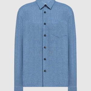 Blue linen shirt Cashmere&Whiskey