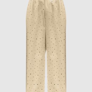 Beige pants with crystals Giuseppe Di Morabito Milano