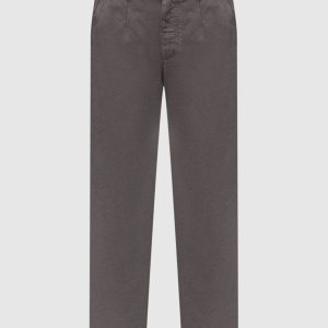 Gray pants with logo patch Dolce&Gabbana