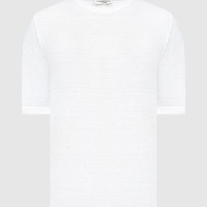 White linen football shirt Cashmere&Whiskey