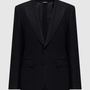 Black linen jacket Dolce&Gabbana