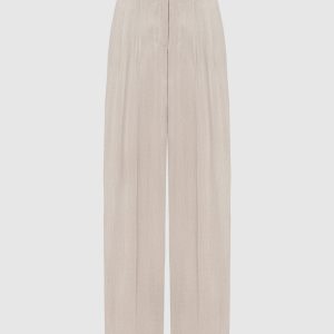 Beige pants made of wool Theory