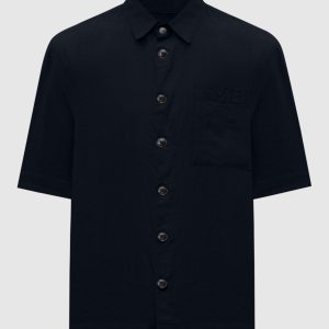 Blue shirt with linen Cashmere&Whiskey