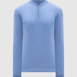 Blue cashmere jumper Cashmere&Whiskey