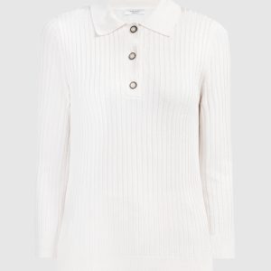 Beige polo Peserico