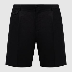 Black linen shorts Dolce&Gabbana