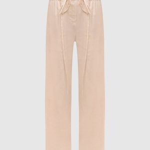 Yellow Magnus pants with linen PROENZA SCHOULER