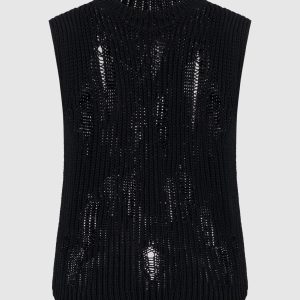 Black top with slits Gauchere