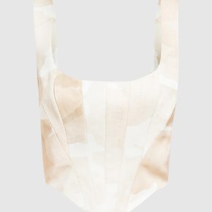 Beige top in camouflage print Ermanno Scervino