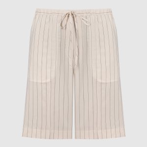 Beige striped shorts Toteme