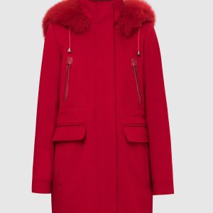 Red wool coat Heresis