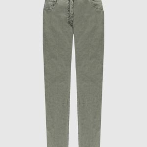 Green pants with logo Peserico