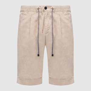 Beige linen shorts Cashmere&Whiskey