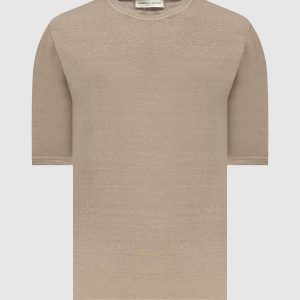 Beige linen T-shirt Cashmere&Whiskey