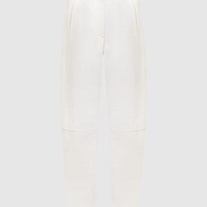 White pants with linen Brunello Cucinelli