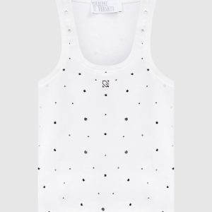 White top with a scar with crystals Giuseppe Di Morabito Milano