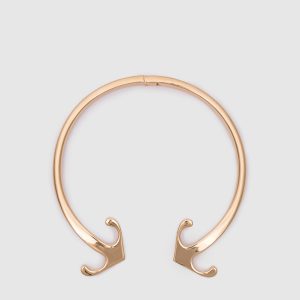 Mono Arrow gold necklace Off-White